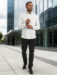 Men's Shirt - White OZONEE V/V185