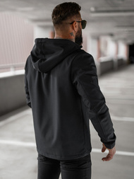 Men's Softshell Jacket - Black OZONEE JS/27B6523/3Z