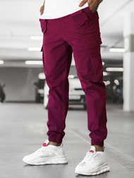 Men's Joggers - Burgundy OZONEE MACH/5012