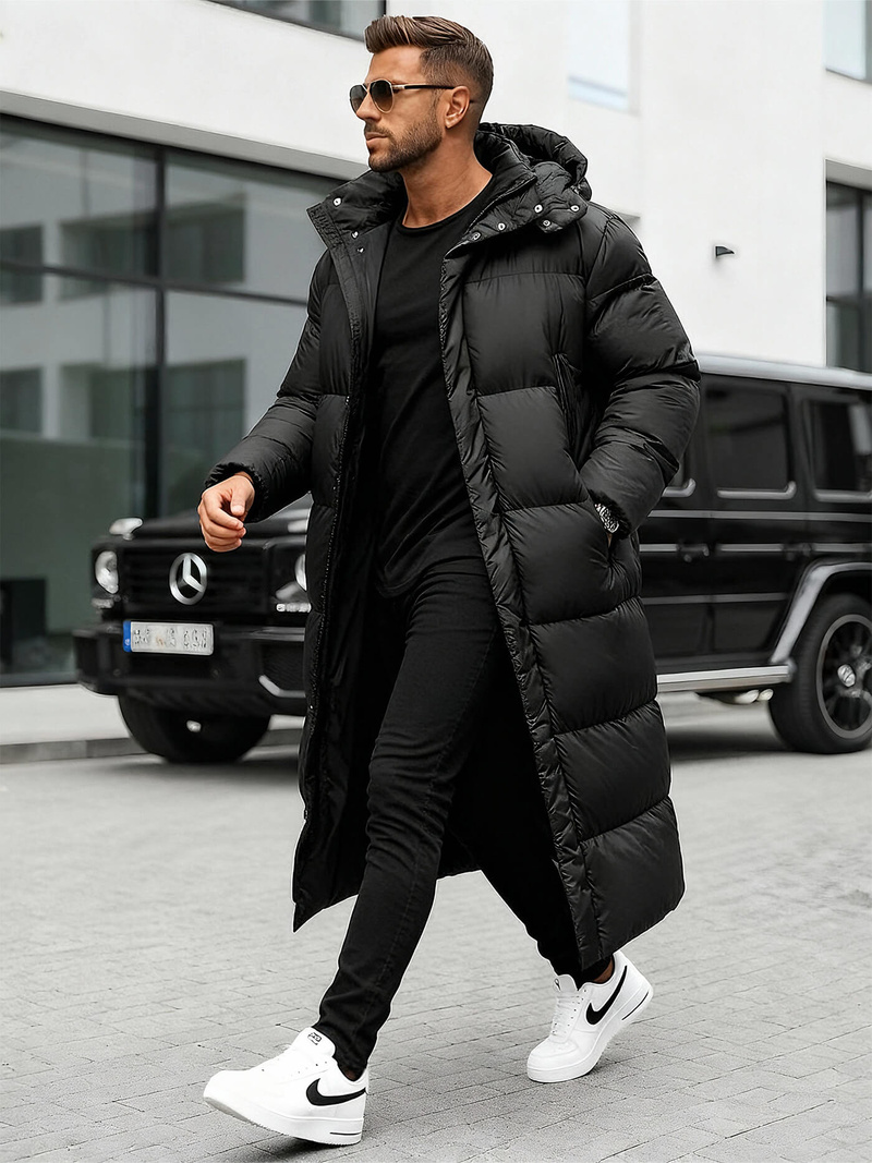 Men's Winter Jacket - Black OZONEE O/M3202Z