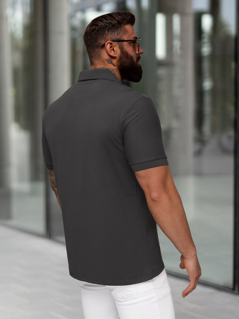 Men's Polo Shirt - Anthracite OZONEE NB/MT3124