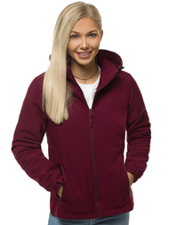 Women's Softshell Jacket - Burgundy OZONEE JS/HH018/6