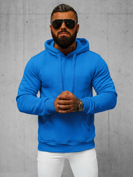 Men's Hoodie - Blue OZONEE JS/2009Z