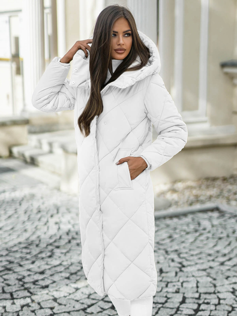 Women's Jacket - White OZONEE JS/5M3173/281Z