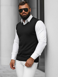 Men's Jumper - Black OZONEE NB/MM6005/4Z