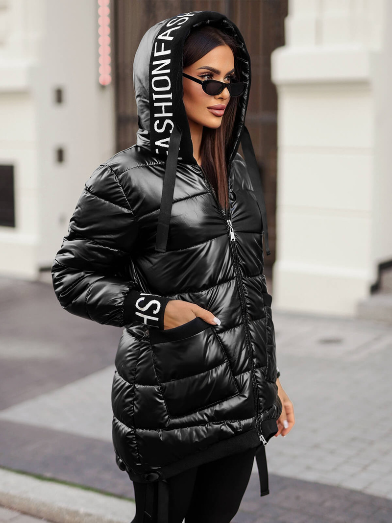 Women's Jacket - Black OZONEE JS/5M3188/392Z