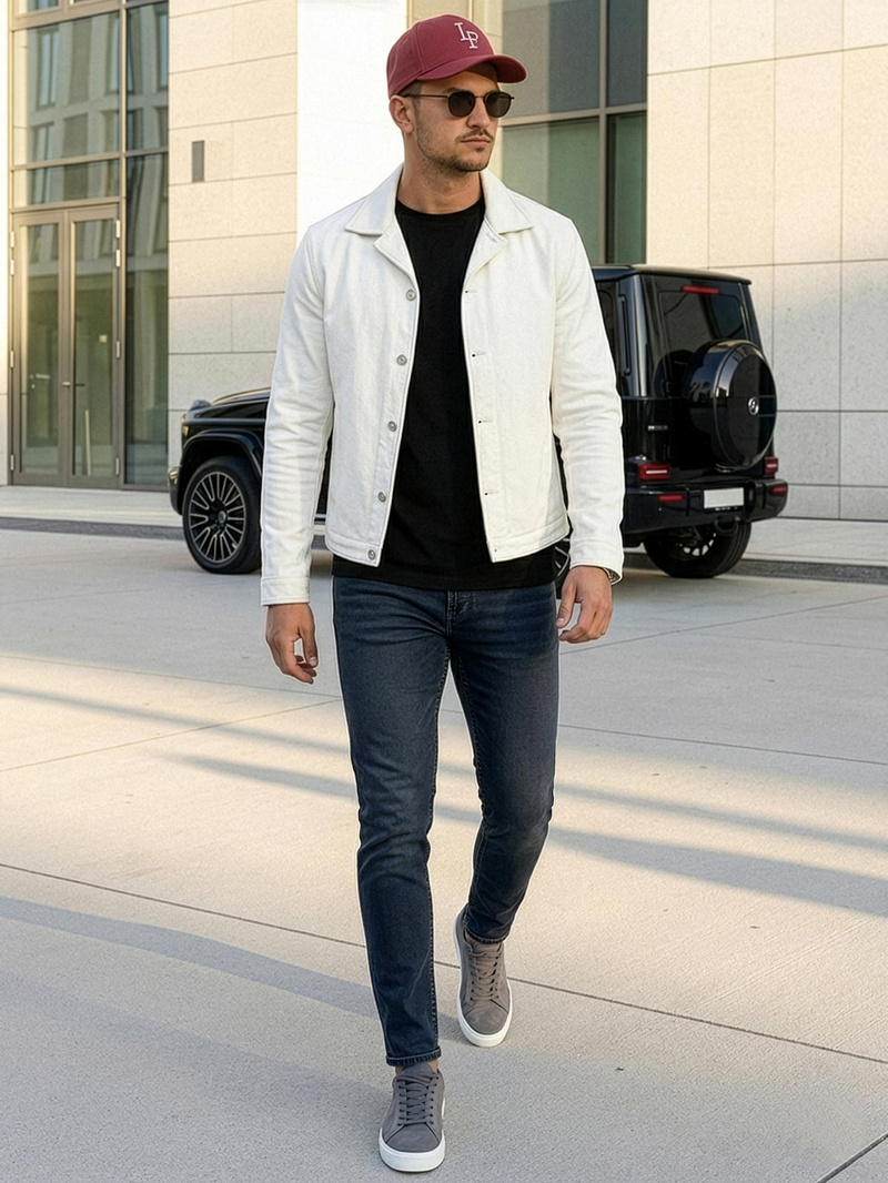 Men's Jeans - Dark Blue OZONEE O/JK2895AZ