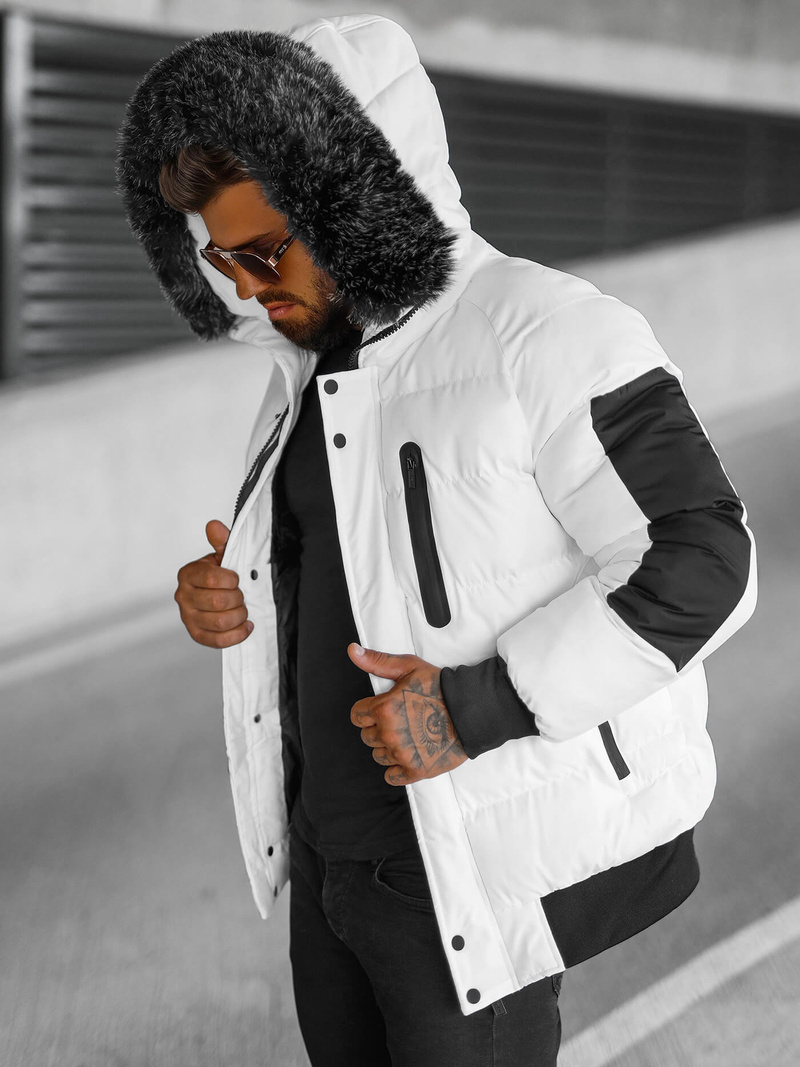 Men's Jacket - White OZONEE O/M798Z