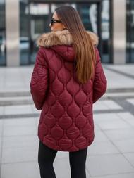 Women's Jacket - Burgundy OZONEE JS/5M3226/1Z