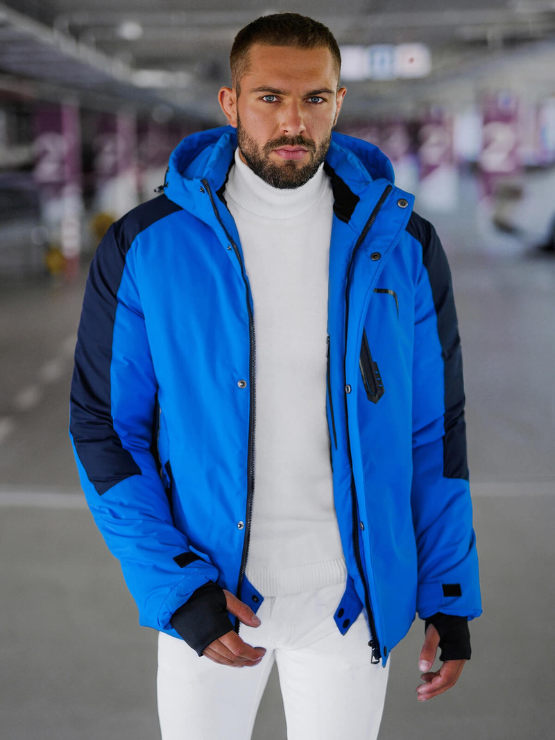 Men's Jacket - Blue OZONEE JS/91M9905/184
