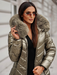 Women's Jacket - Gold OZONEE JS/16M9100/403Z