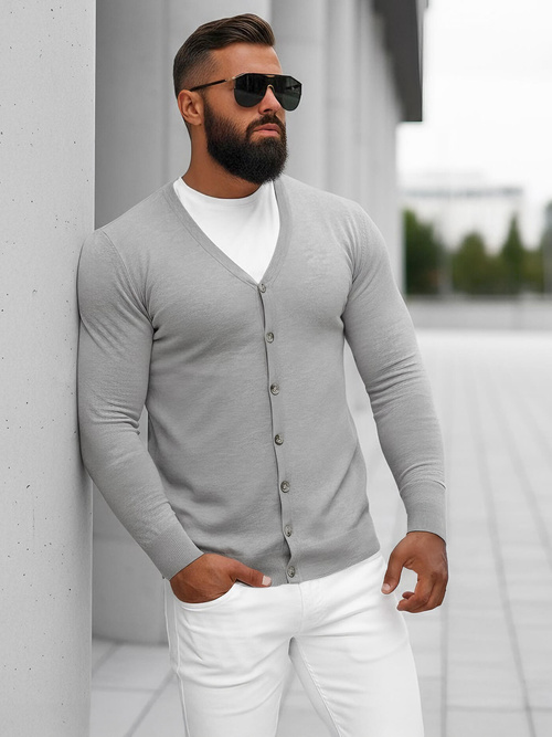 Men's Jumper - Grey OZONEE NB/MM6006/2Z