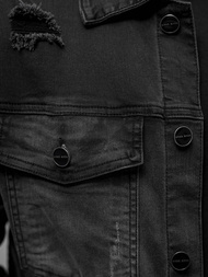 Men's Denim Jacket Black OZONEE NB/MJ506NZ