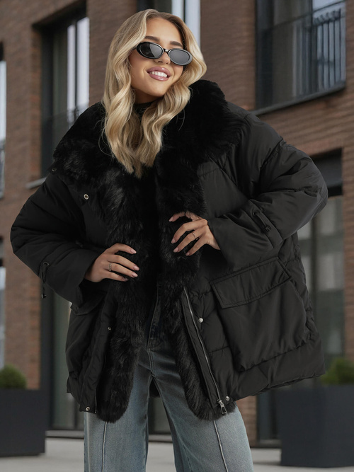 Women's Jacket - Black OZONEE JS/16M9185/392