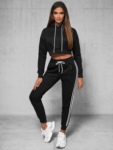 Two-piece tracksuit set black OZONEE JS/8C67/3