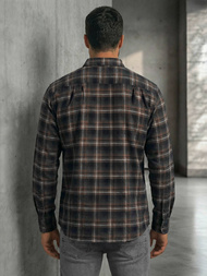 Men's Shirt - Navy Blue OZONEE V/V177Z