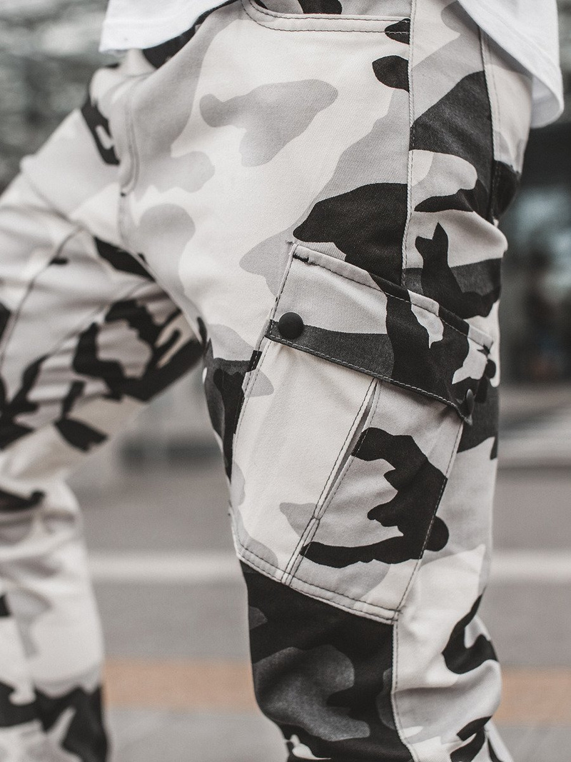 Men's Joggers - Black-White OZONEE A/0853