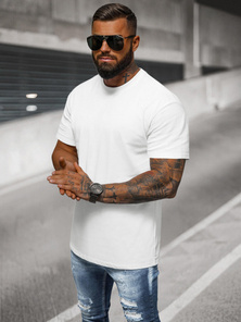 Men's T-shirt - White OZONEE NB/MT3098