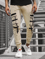 Men's Joggers - Beige OZONEE G/11146