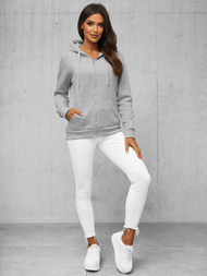 Women's Hoodie - Grey OZONEE JS/W03Z