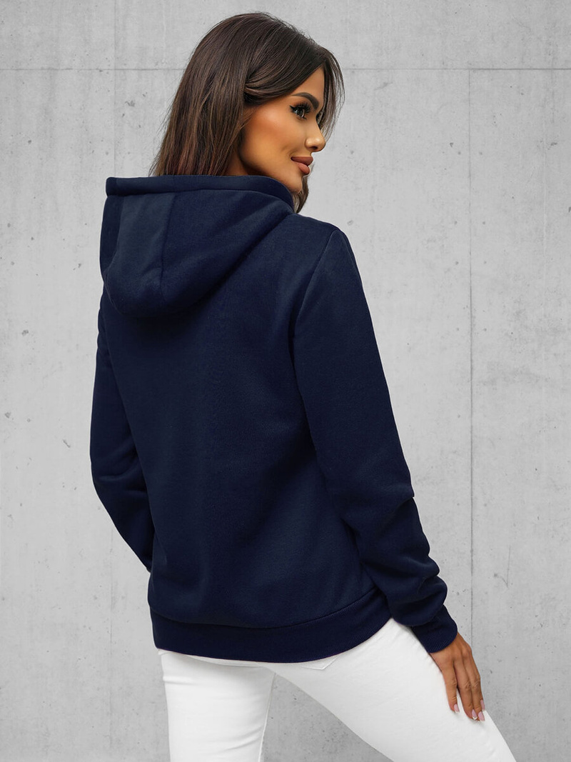 Women's Hoodie - Navy blue OZONEE JS/W03Z