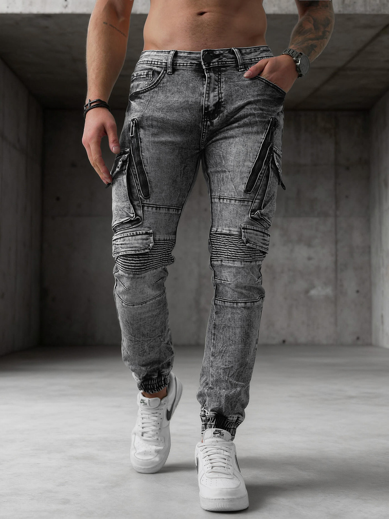 Men's Jeans - Dark Grey OZONEE O/E10017