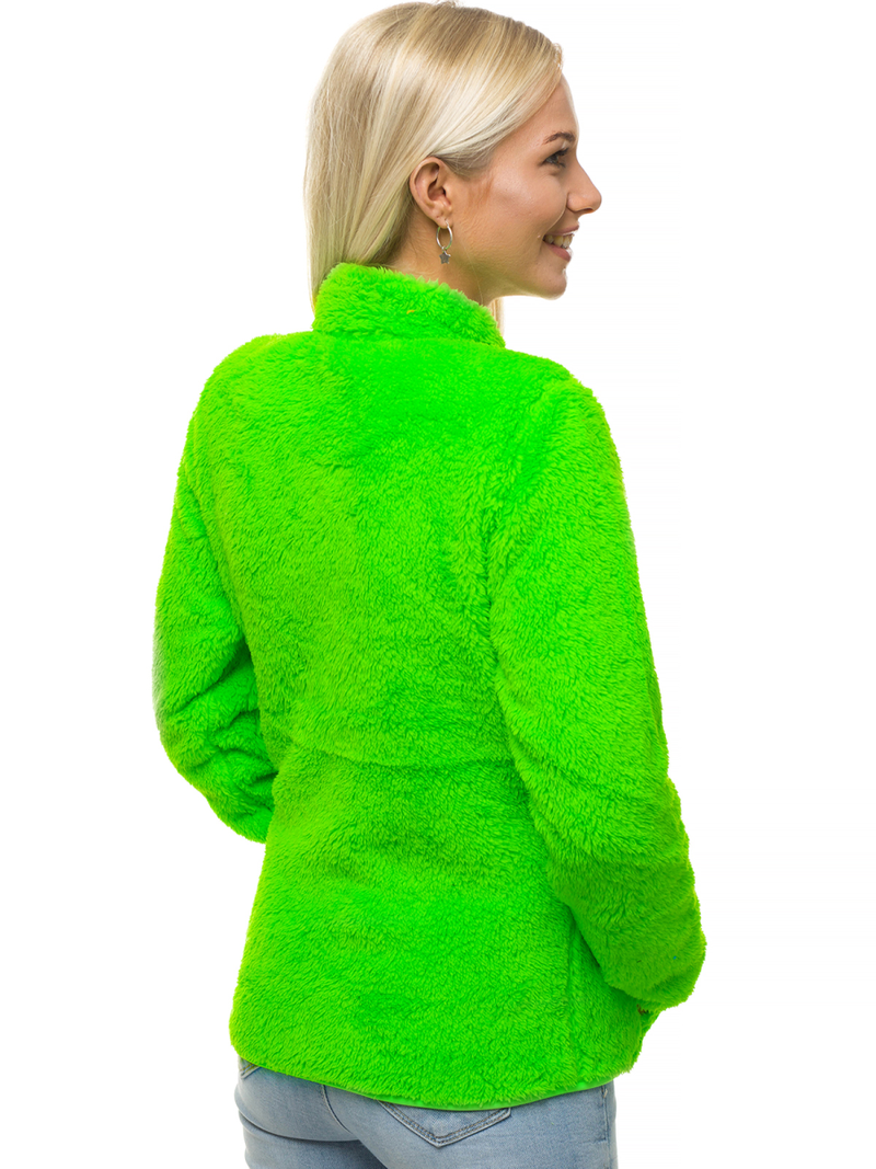 Women's Sweatshirt - Green neon OZONEE JS/HH006/52