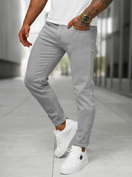 Men's Jeans - Grey OZONEE BL/JK881