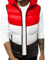 Men's Gilet - Red OZONEE N/6501