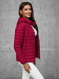 Women's Jacket - Burgundy OZONEE JS/16M9101/06
