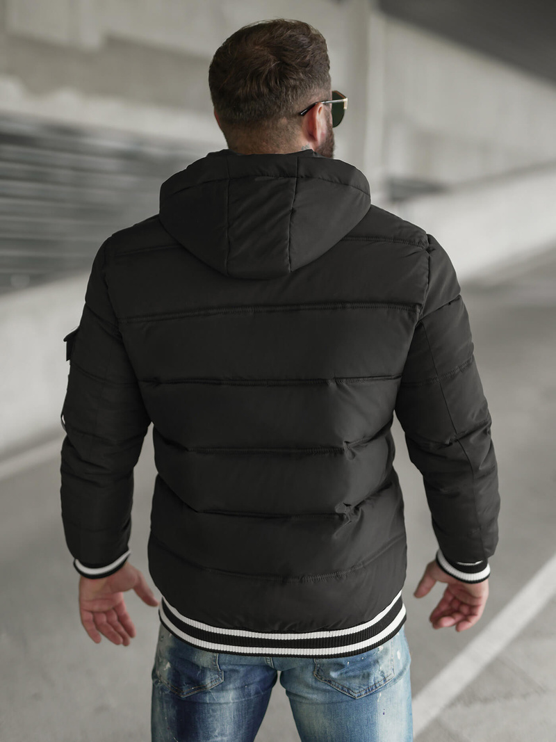 Men's Jacket - Black OZONEE JS/57M7501/392Z