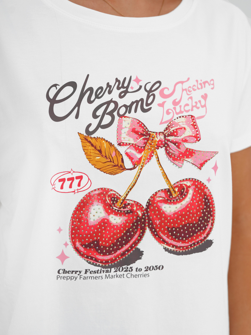 Women's T-shirt - White OZONEE JS/95T2568/1