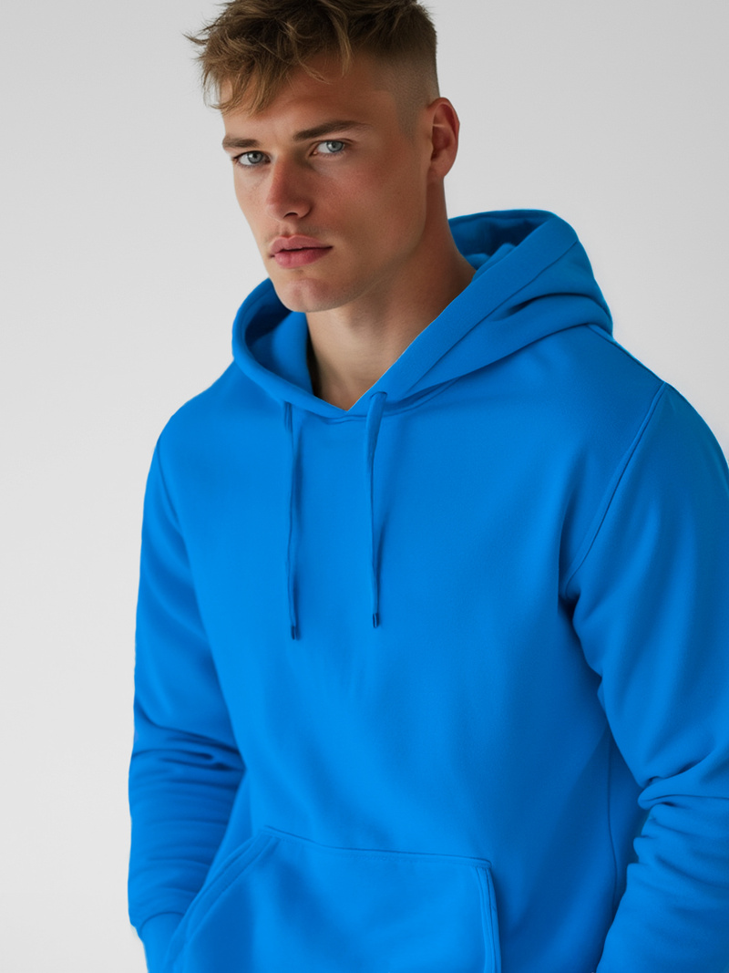 Men's Hoodie - Blue OZONEE JS/2009Z