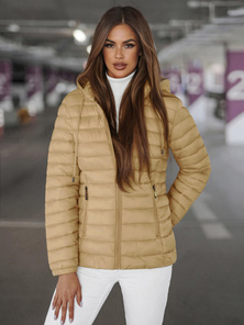 Women's Jacket - Beige OZONEE JS/16M9101/254Z
