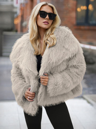 Women's Jacket - Grey/Beige OZONEE JS/61M8515/92