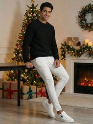 Men's Chinos - Ecru OZONEE O/P4049Z