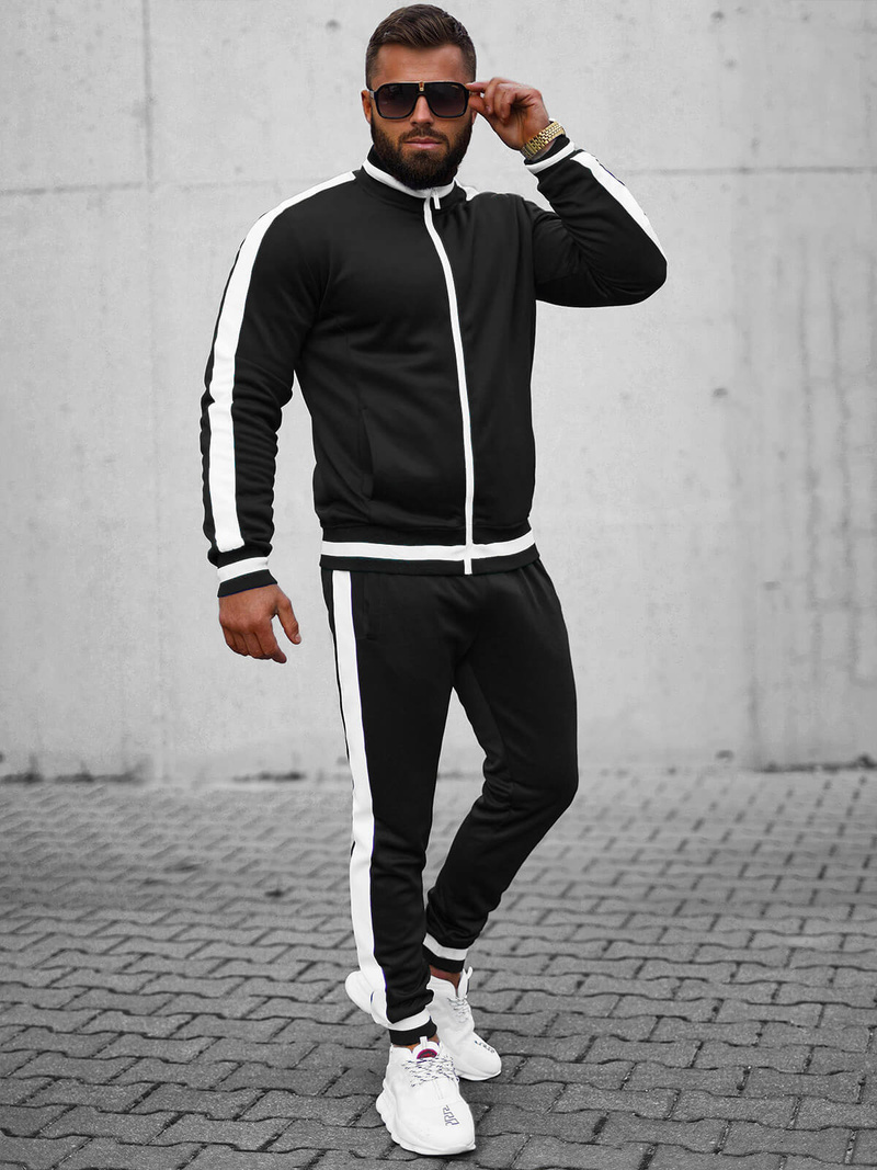 Men's Tracksuit - Black OZONEE JS/8C99/3Z