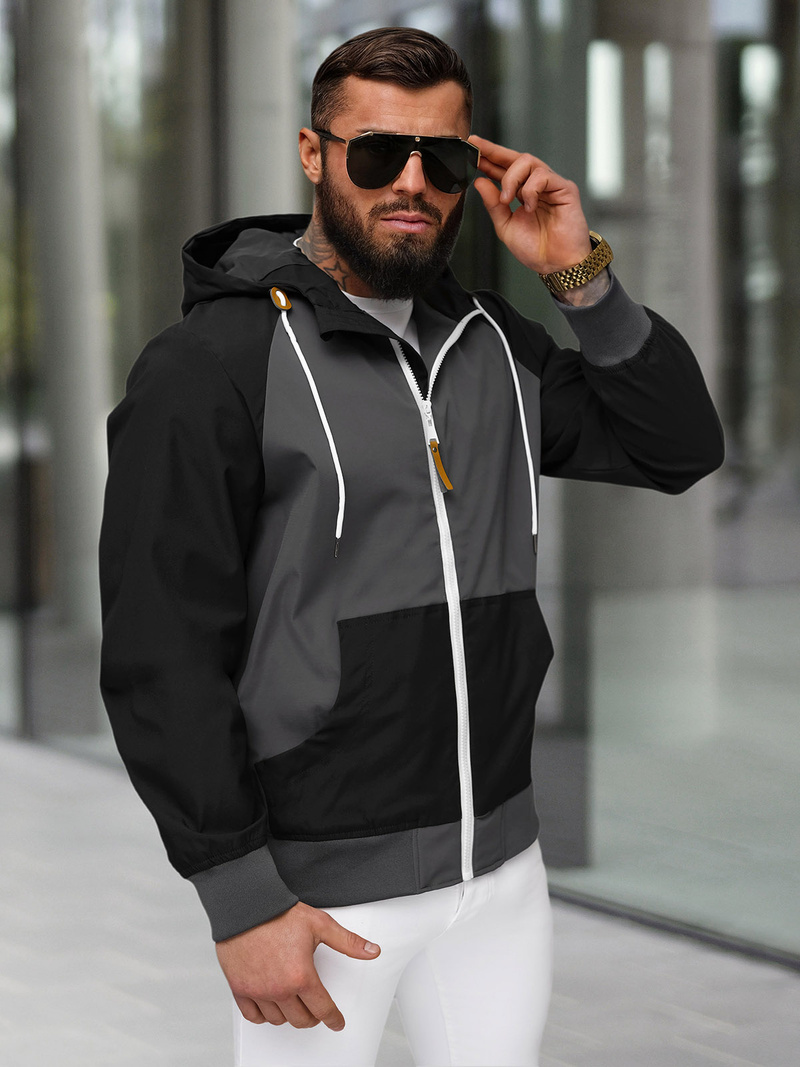 Men's Jacket - Black OZONEE JS/5M3213/392