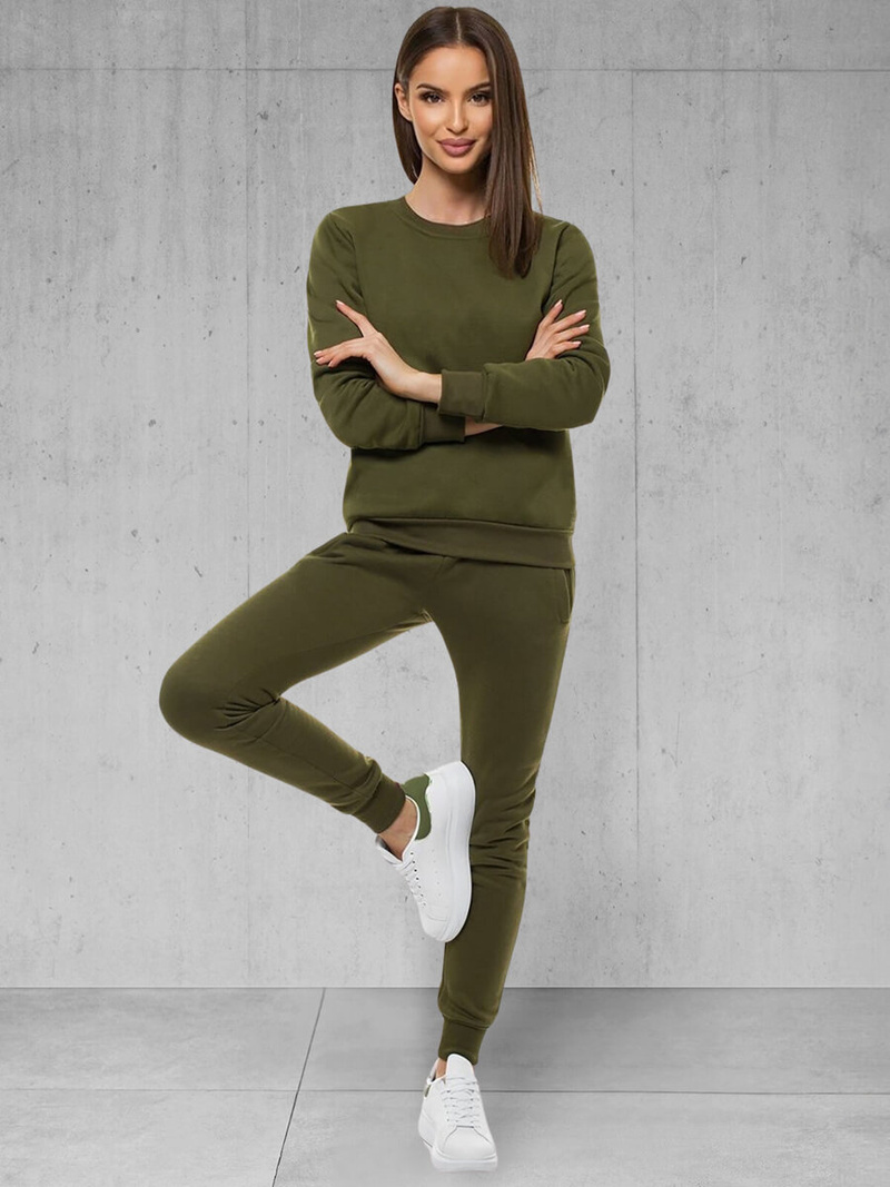 Women's tracksuit Khaki OZONEE 51
