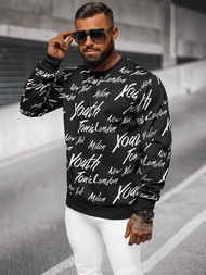 Men's Sweatshirt - Black OZONEE JS/8B1189/3