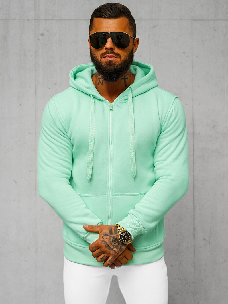 Men's Hoodie - Mint OZONEE JS/2008Z
