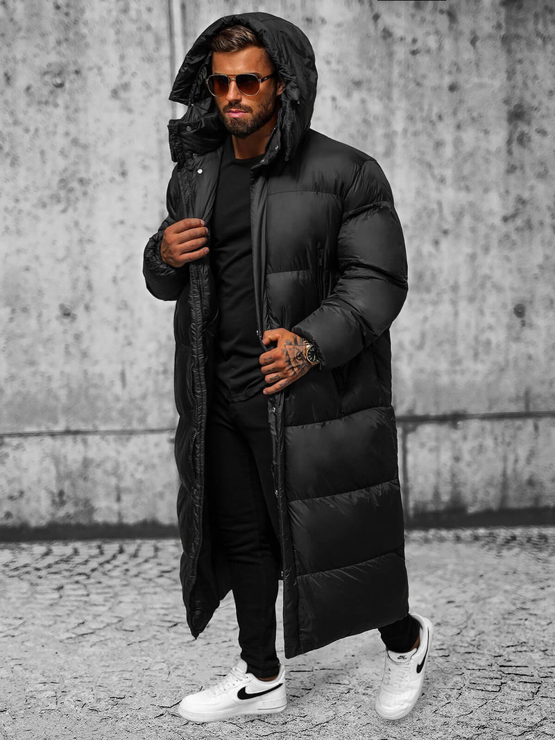 Men's Winter Jacket - Black OZONEE O/M3202