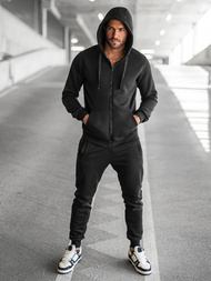 Men's Tracksuit - Black OZONEE JS/68C10386/3Z