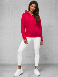 Women's Hoodie - raspberry OZONEE JS/W03/59Z