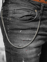 Men's Jeans - Black OZONEE O/MB463