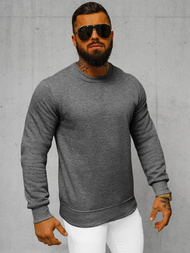 Men's Sweatshirt - Dark grey OZONEE JS/2001-10Z