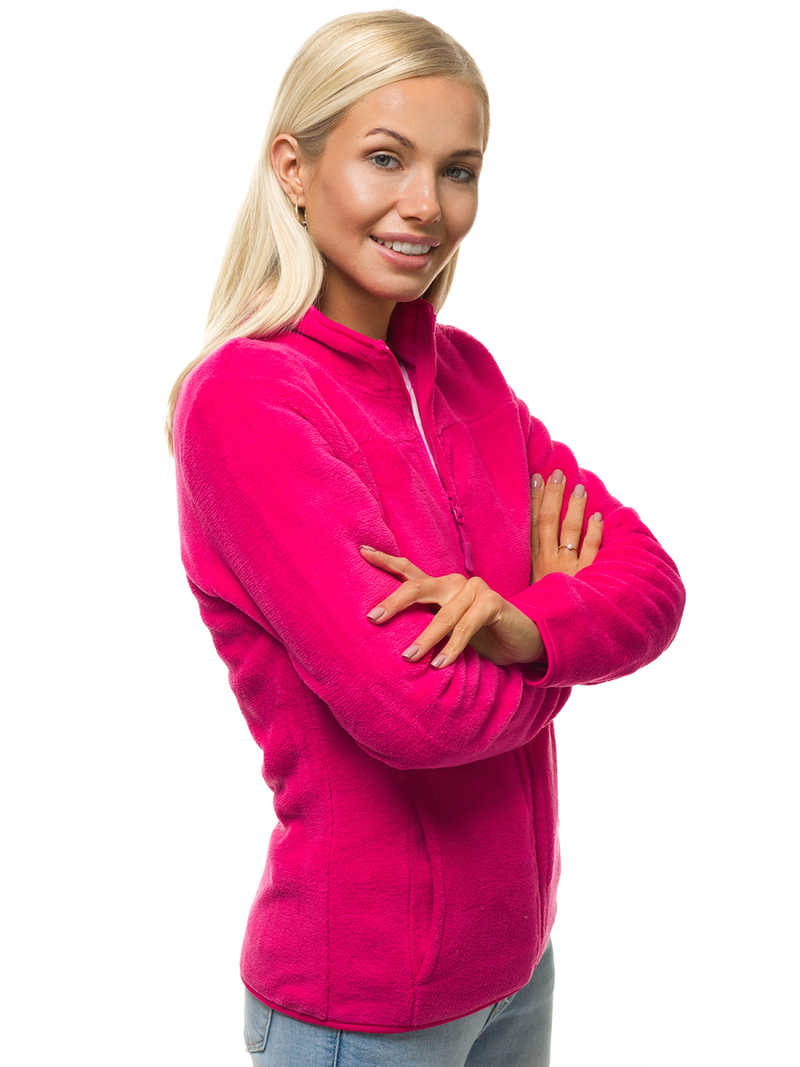 Women's Sweatshirt - Pink OZONEE JS/HH001/45Z