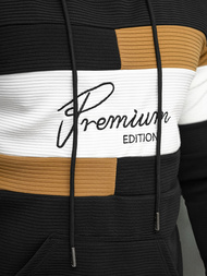 Men's Sweatshirt - Black OZONEE O/B7524Z