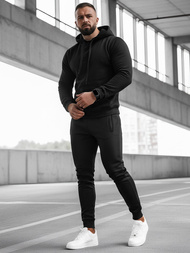Men's Tracksuit - Black OZONEE JS/68C10381/3Z