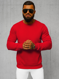 Men's Sweatshirt - Red OZONEE JS/2001-10Z